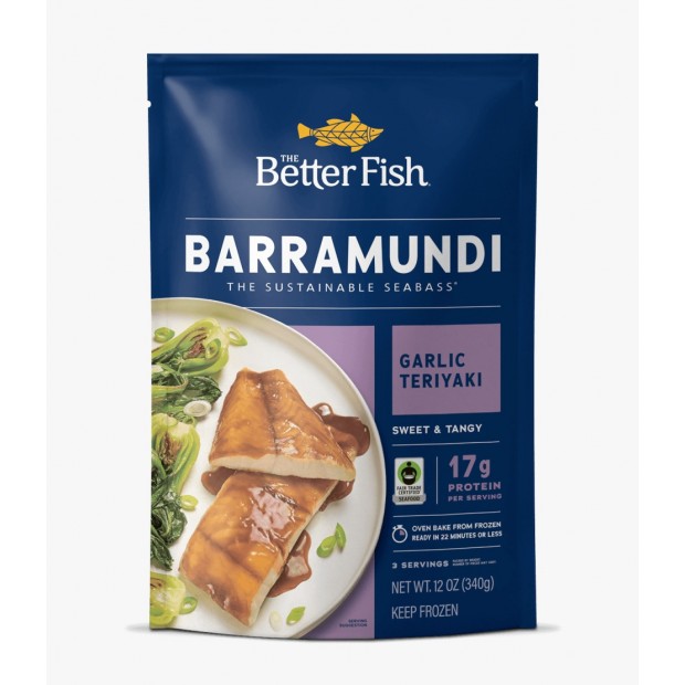 The Better Fish Barramundi Fillet Garlic Teriyaki (340g)