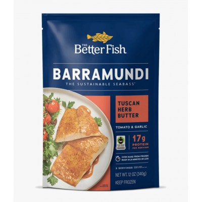 The Better Fish Barramundi Fillet Tuscan Herb Butter (340g)
