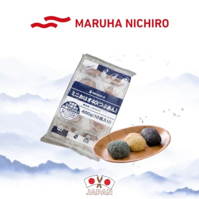 Maruha Nichiro Japanese Mini Ohagi Bean Cake Bean Paste 和菓子 10pc - 400g