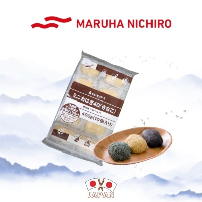 Maruha Nichiro Japanese Mini Ohagi Bean Cake Kinako Soy Powder 和菓子 10pc - 400g
