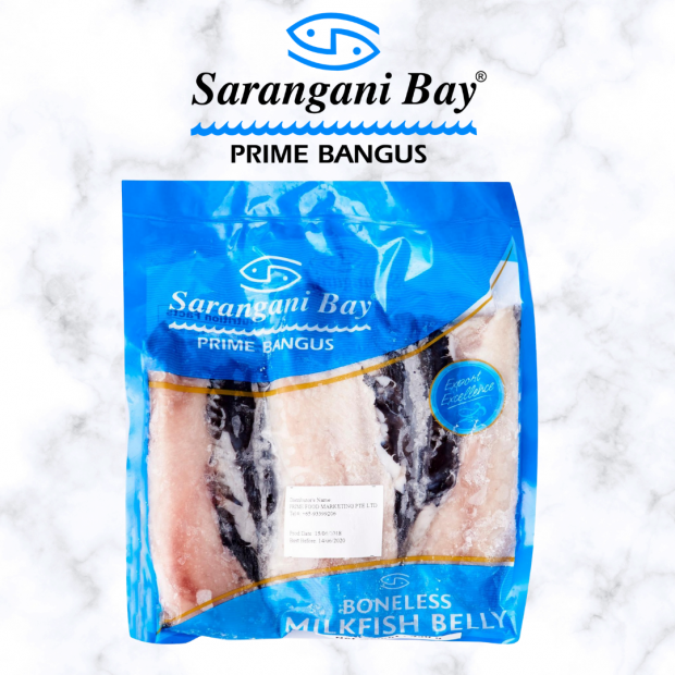 Sarangani Bay Frozen Boneless Milkfish Belly 450g