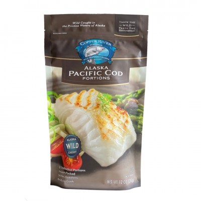 Copper River Seafood Alaska Pacific Cod Portions 340g